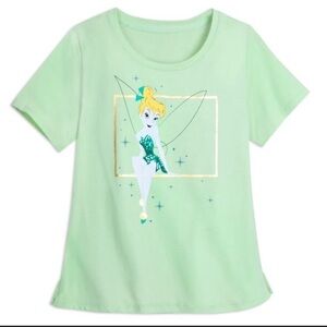 NWT Disney Tinkerbell Sequin Women's Shirt